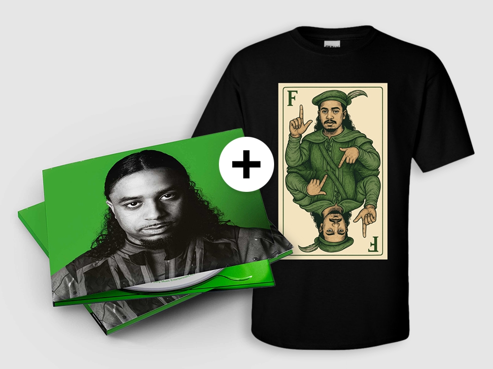 Troubadour T-shirt + Facetime CD CD Digipak + Black T-shirt