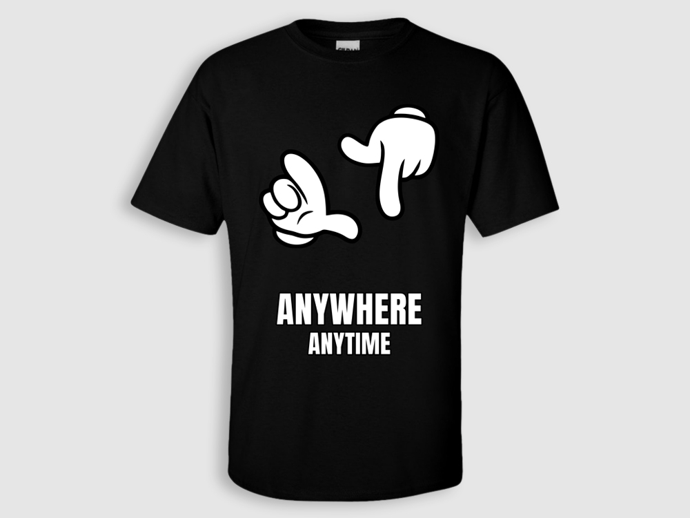 Anywhere T-shirt Black